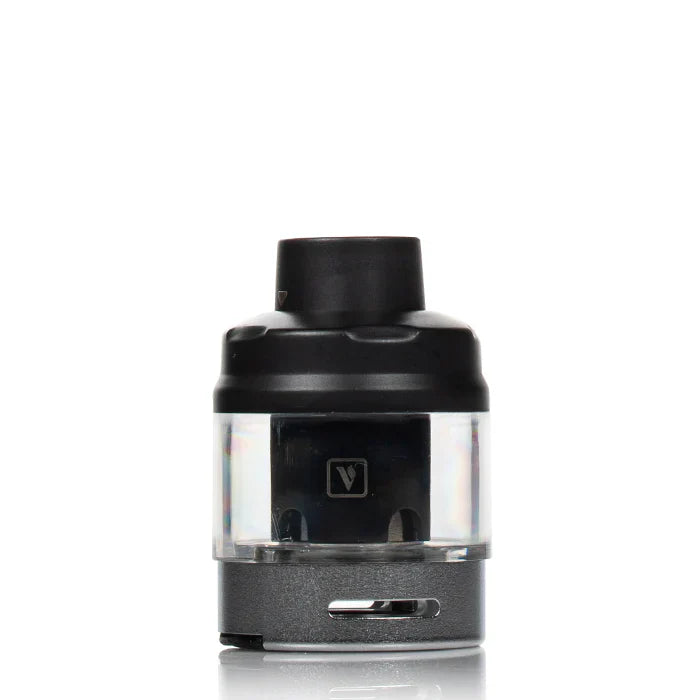 Front view of Vaporesso SWAG PX80 Replacement Pod showing transparent 4mL tank and magnetic base for GTX coils.