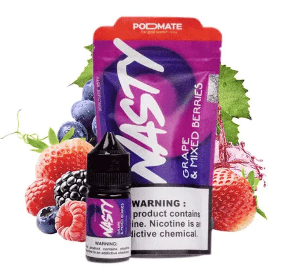 Nasty PodMate is Specially Formulated using the Best Ingredients, to deliver nicotine faster. Nasty Mod Mate has been made and created by Nasty Juice at our Nasty Labs along with eleven other Nasty Pod Mate Flavours