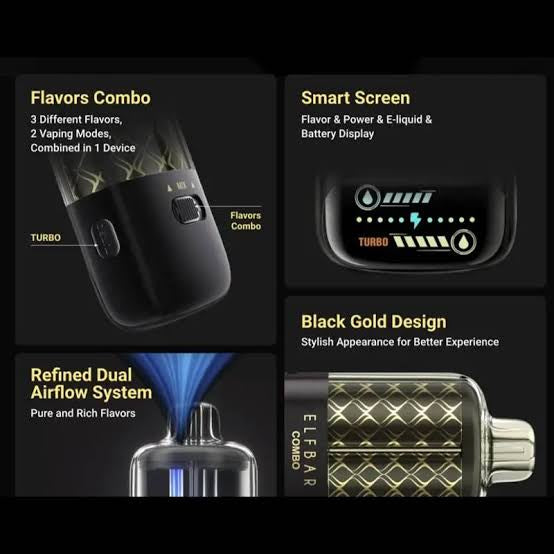 ELF BAR COMBO 25000 PUFFS 5% DISPOSABLE VAPE