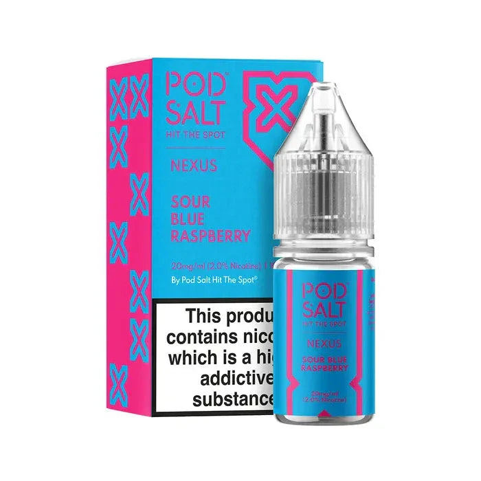 Sour Blue Raspberry E-Juice by Pod Salt