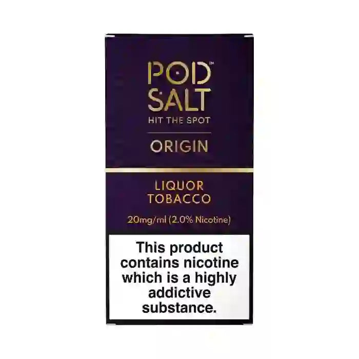 POD SALT ORIGIN LIQUOR TOBACCO 30ML