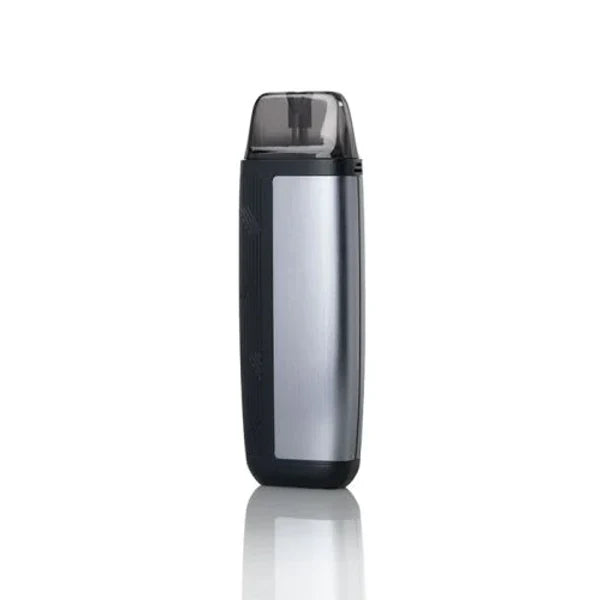 Single VOOPOO FIND S 12W Pod System in metallic silver with black trim, highlighting its modern, minimalistic design.