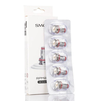 SMOK RPM 2 Coils 0.6ohm DC MTL version in a pack of five. Compatible with SMOK RPM 2 devices for mouth-to-lung vaping.