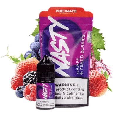 Nasty PodMate is Specially Formulated using the Best Ingredients, to deliver nicotine faster. Nasty Mod Mate has been made and created by Nasty Juice at our Nasty Labs along with eleven other Nasty Pod Mate Flavours