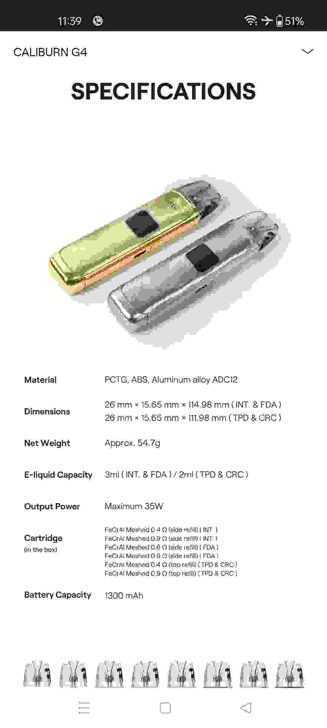 Caliburn G4