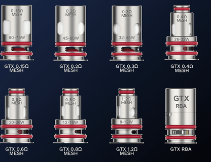Vaporesso PLATFORM GTX COILS India Pune Karnataka Maharashtra, compatible mesh coils for MTL and DTL vaping, original replacement coils.
